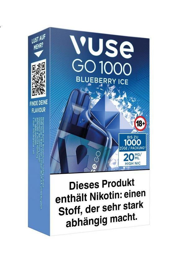 Vuse GO 1000 Box Blueberry Ice 1 x 20 mg/ml