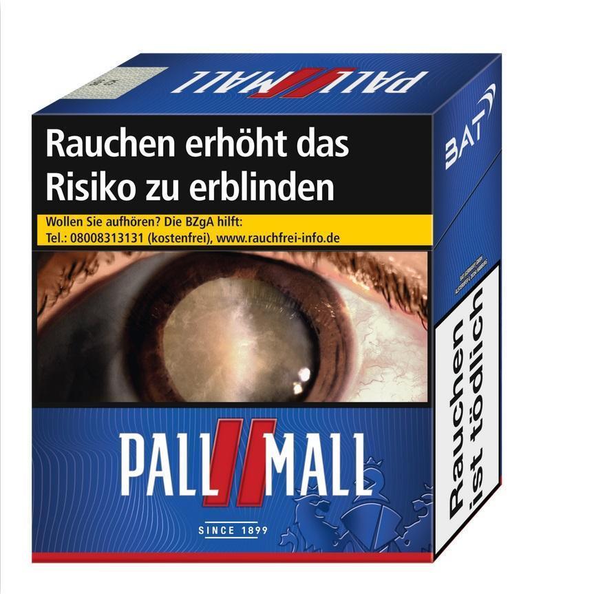 Pall Mall Red 15,00 EUR King - 5 x 39 Zigaretten