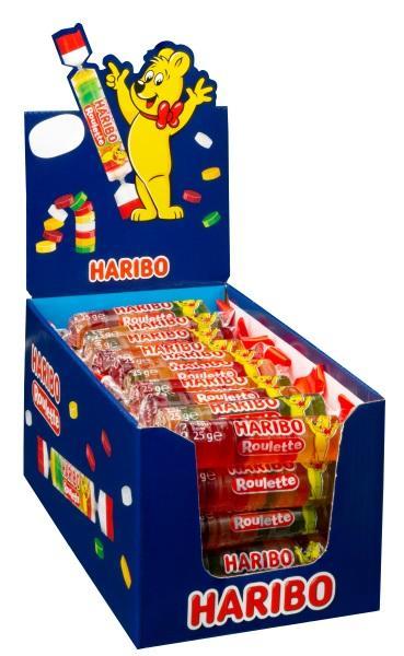 Haribo Roulette Frucht - 50 Roulette Rollen