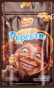 Krusty Krunch Popcorn Melted Chocolate - 30g Packung