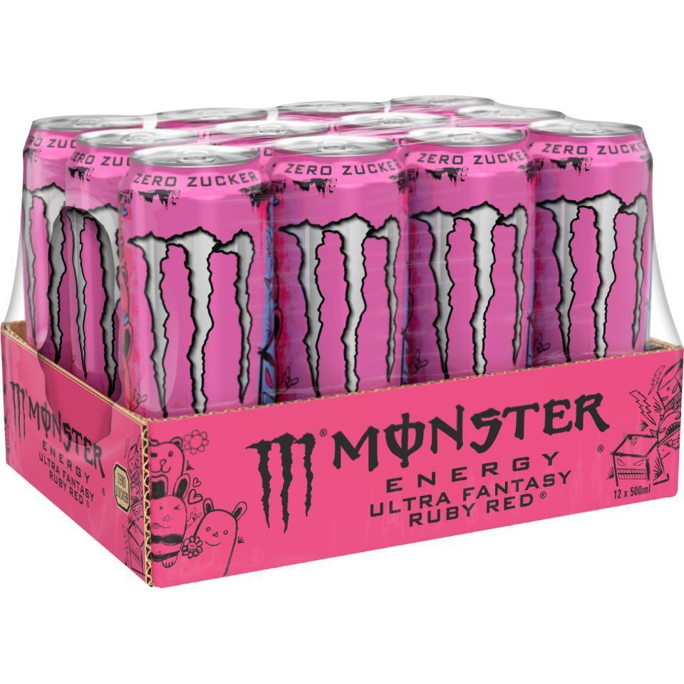 Monster Energy Ultra Fantasy Ruby Red 12 x 0,5 l Dose