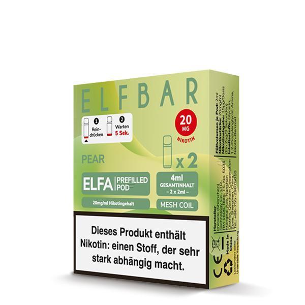 ElfBar ELFA Pods Pear 20mg - 10 x 2 Pods