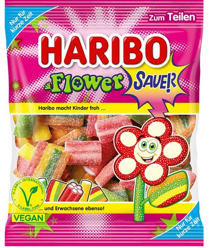 Haribo Flower Sauer - 160g Beutel