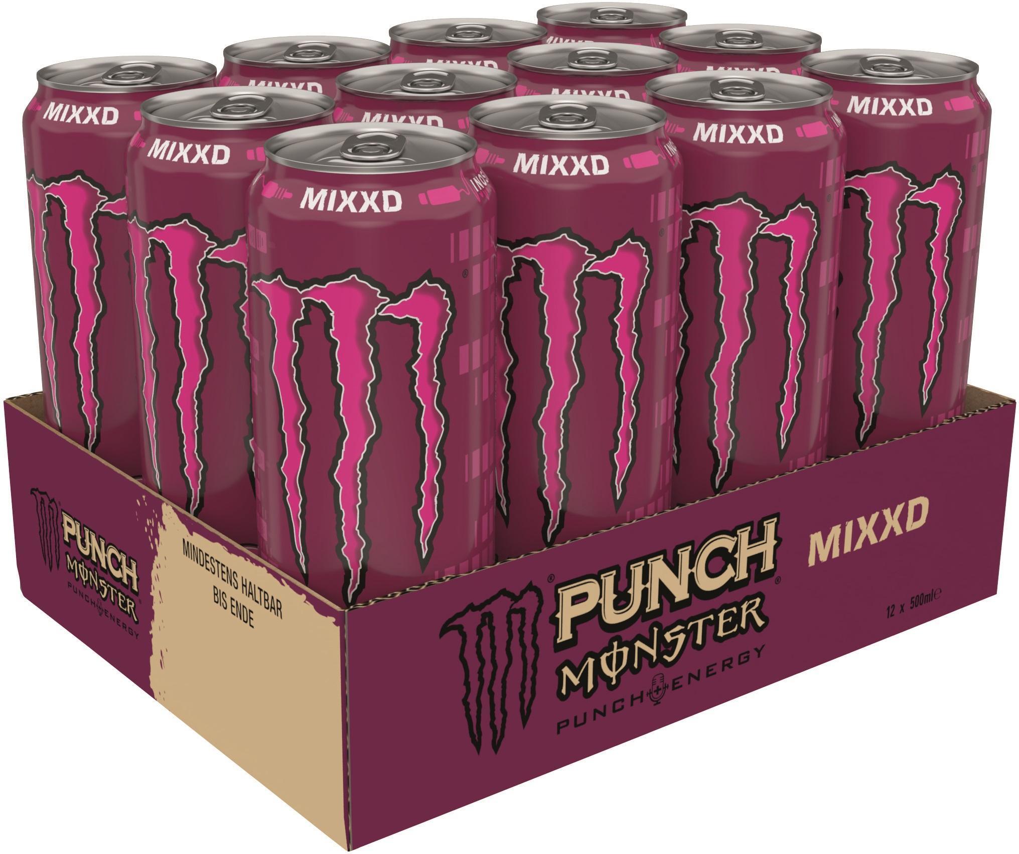 Monster Energy Mixxd Punch - 12 x 0,5l Dose