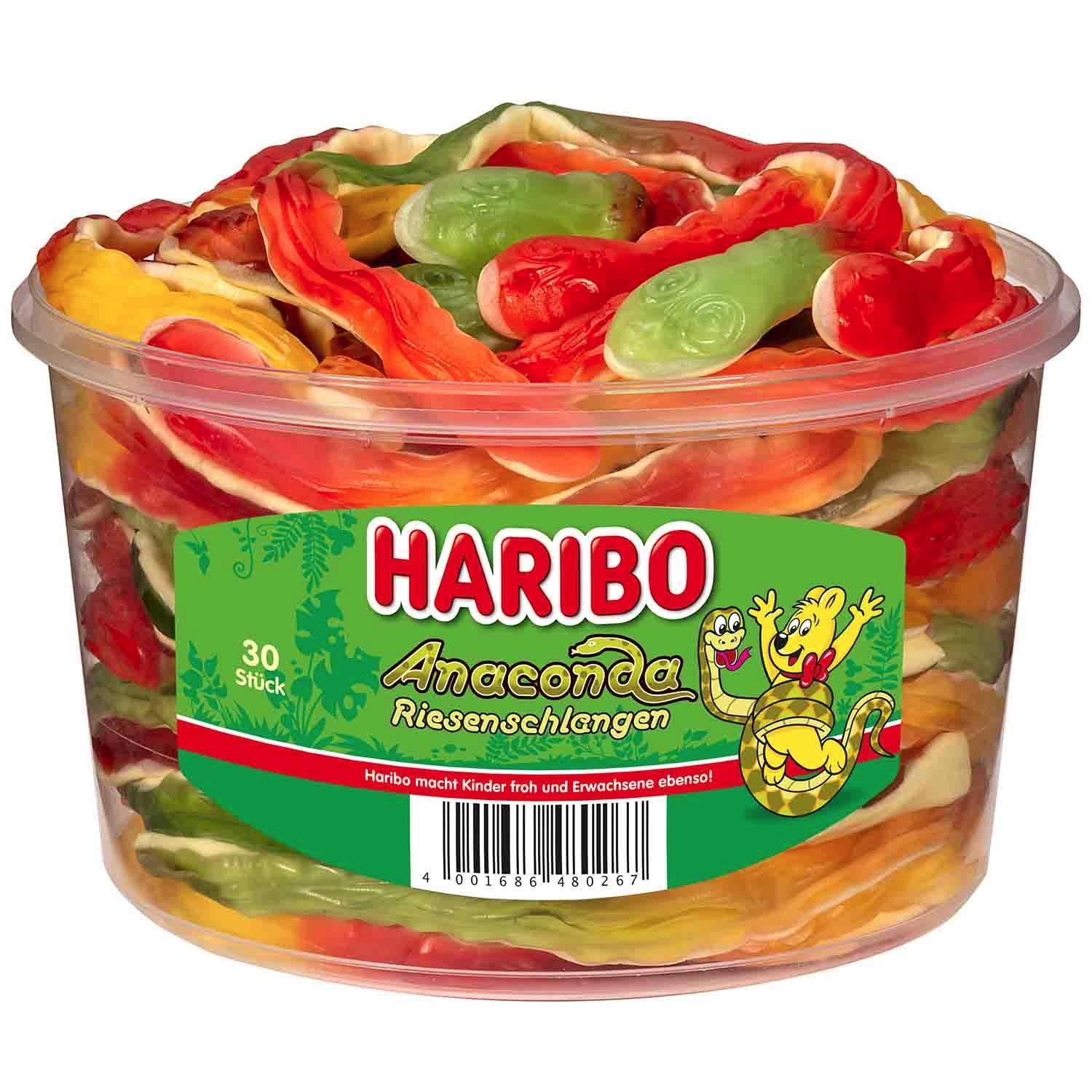 Haribo Riesenschlangen - 30 Stück in der Dose