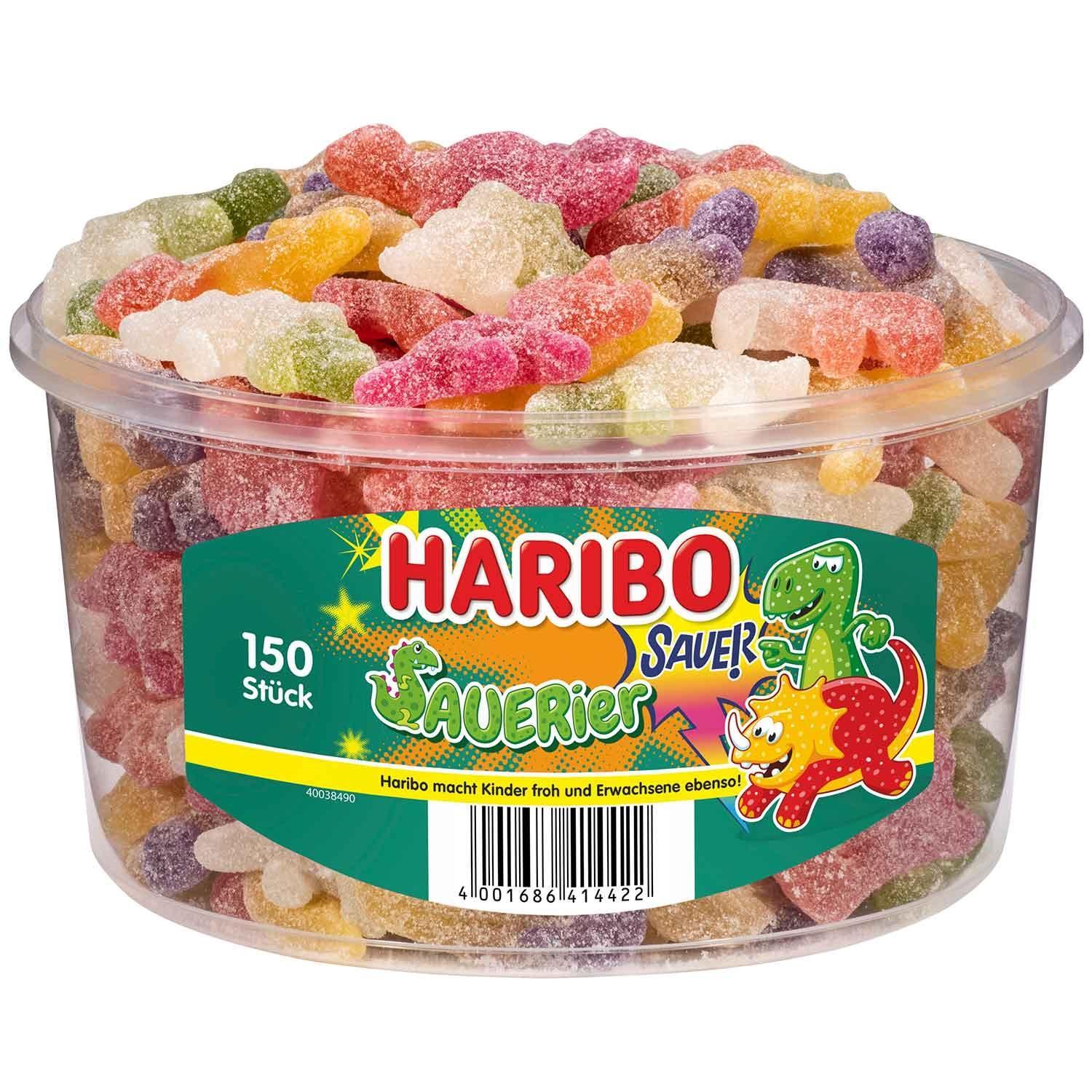 Haribo Sauerier - 150 Stück in der Dose