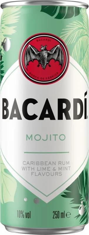 Bacardi Mojito 10% - 12x0,25l Dosen