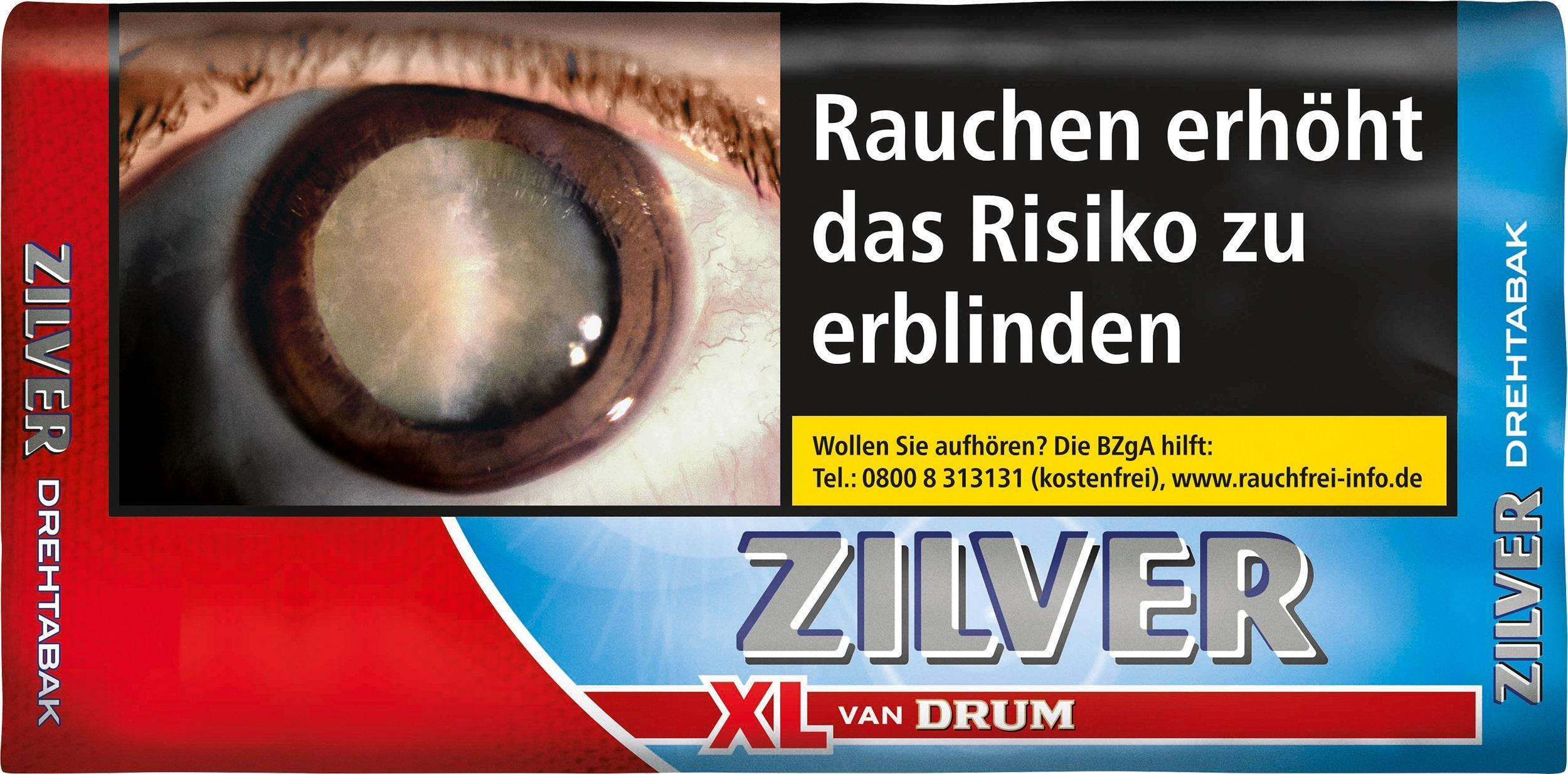 Zilver 10x50g Packung - Feinschnitt-Tabak für selbstgedrehte Zigaretten
