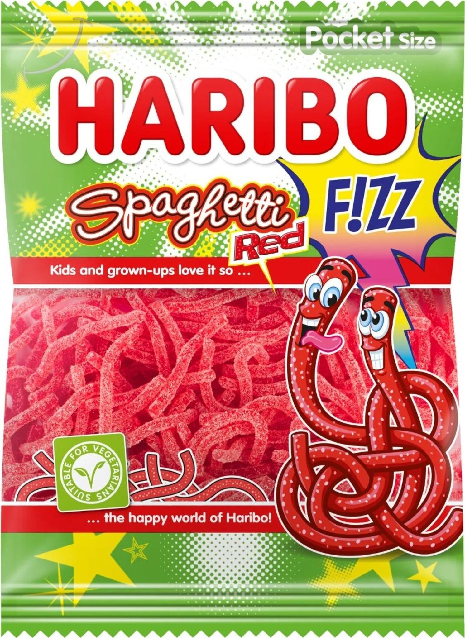 Haribo Spaghetti Red Fizz - 70g Beutel