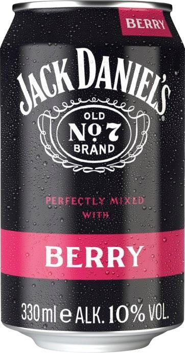 Jack Daniel's & Berry 10% - 12×0,33l Dosen