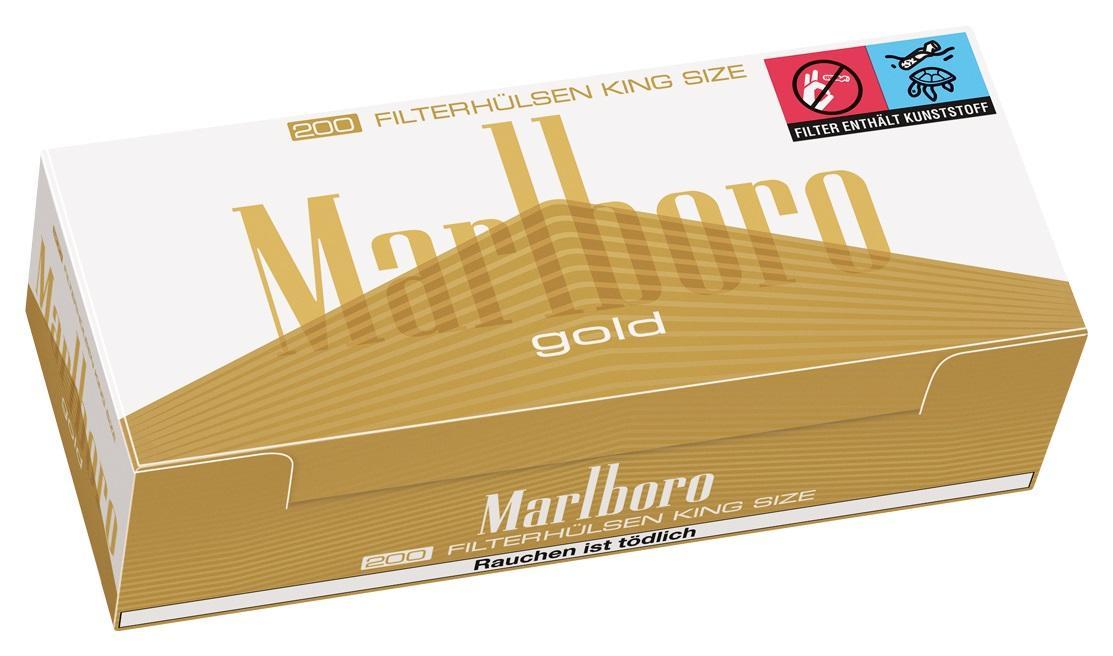 Marlboro Gold Hülsen - 5 x 200 Stück