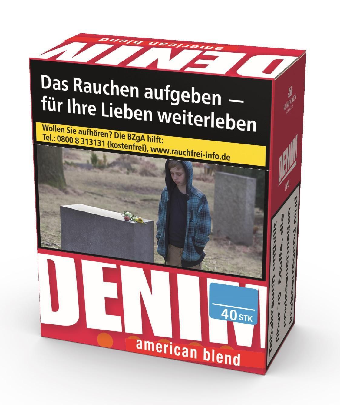 Denim Red XXXL-Box 12,50 EUR - 4 x 40 Zigaretten