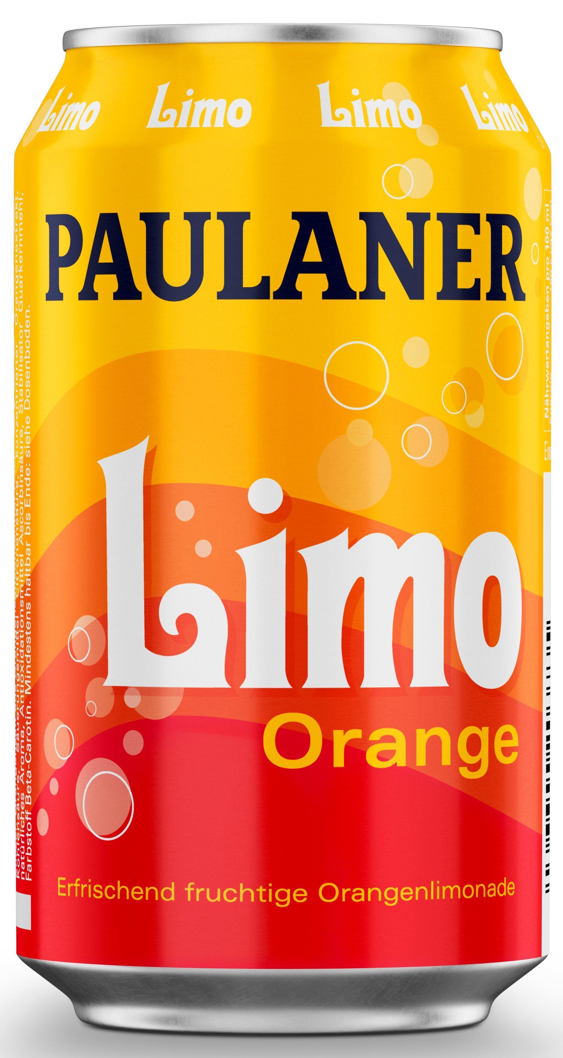 Paulaner Limo Orange - 24 x 0,33l Dose