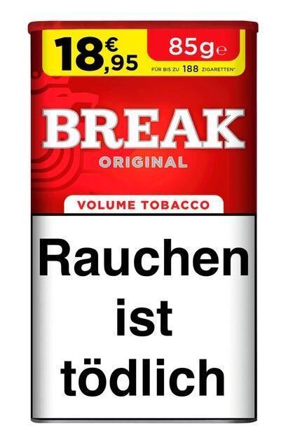Break Original Red XXL 85g Tabakdose - 18,95 EUR