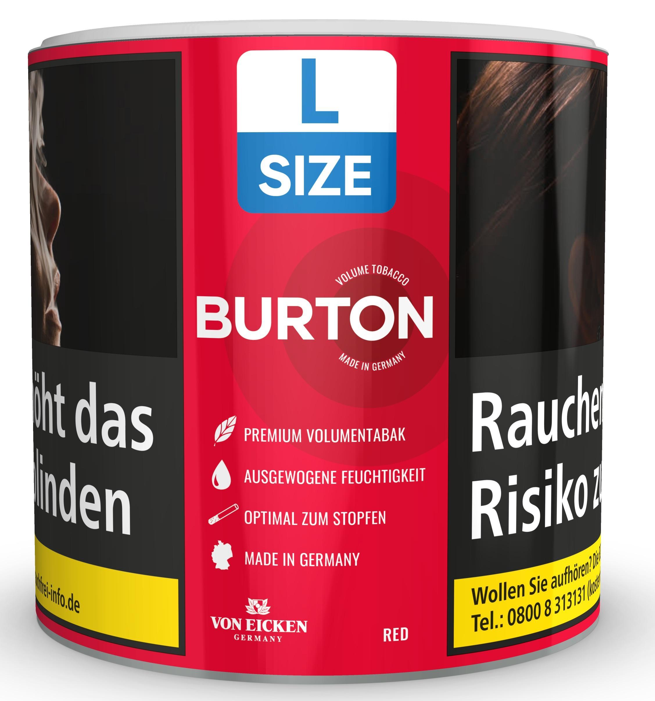 Burton Full Flavor Red Tabak - 39g Dose