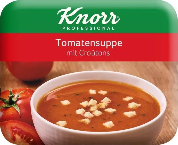 KLIX Knorr Tomatensuppe mit Croutons - 20 Becher