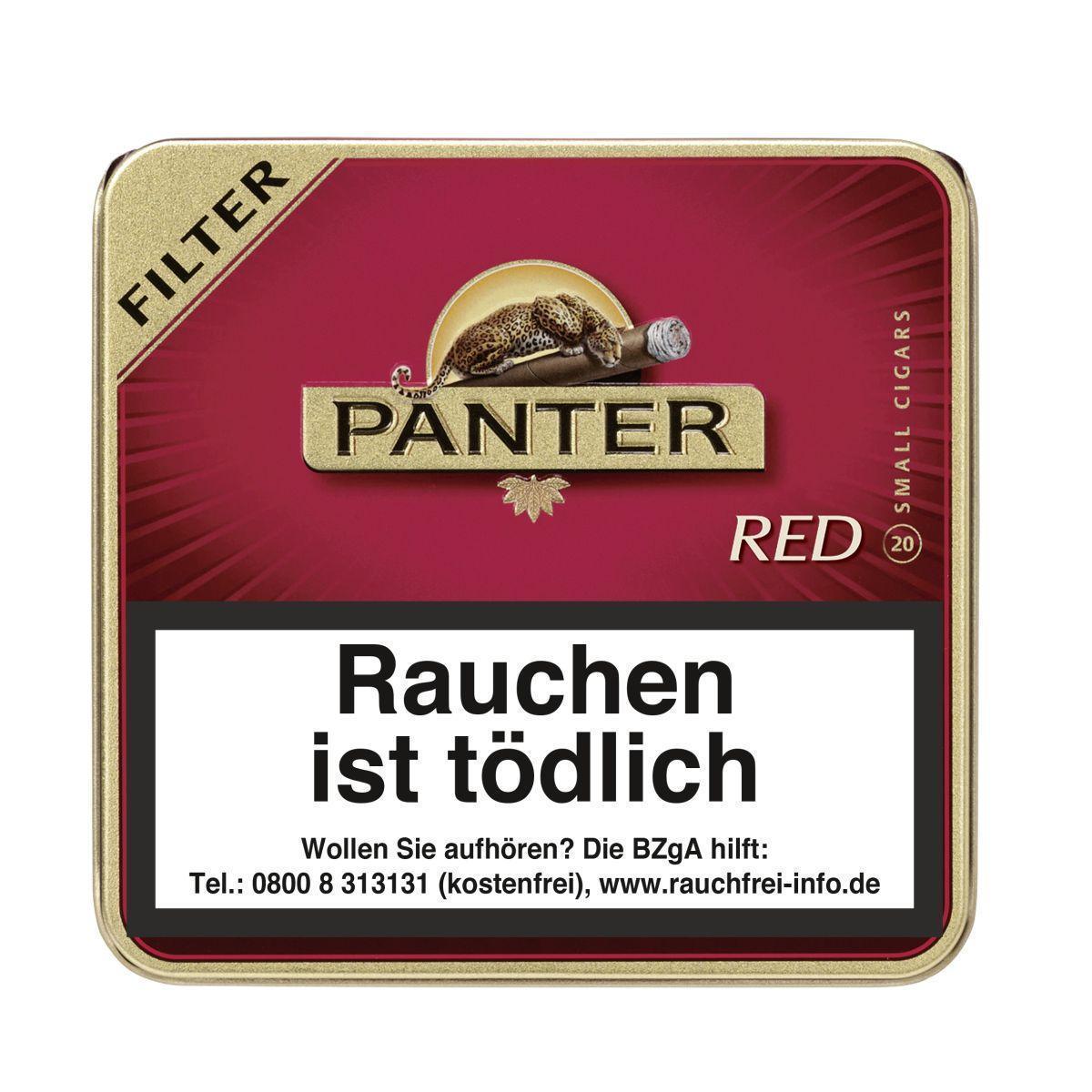 Panter Red Filter - 5 × 20 Filterzigarillos á 5,80 EUR