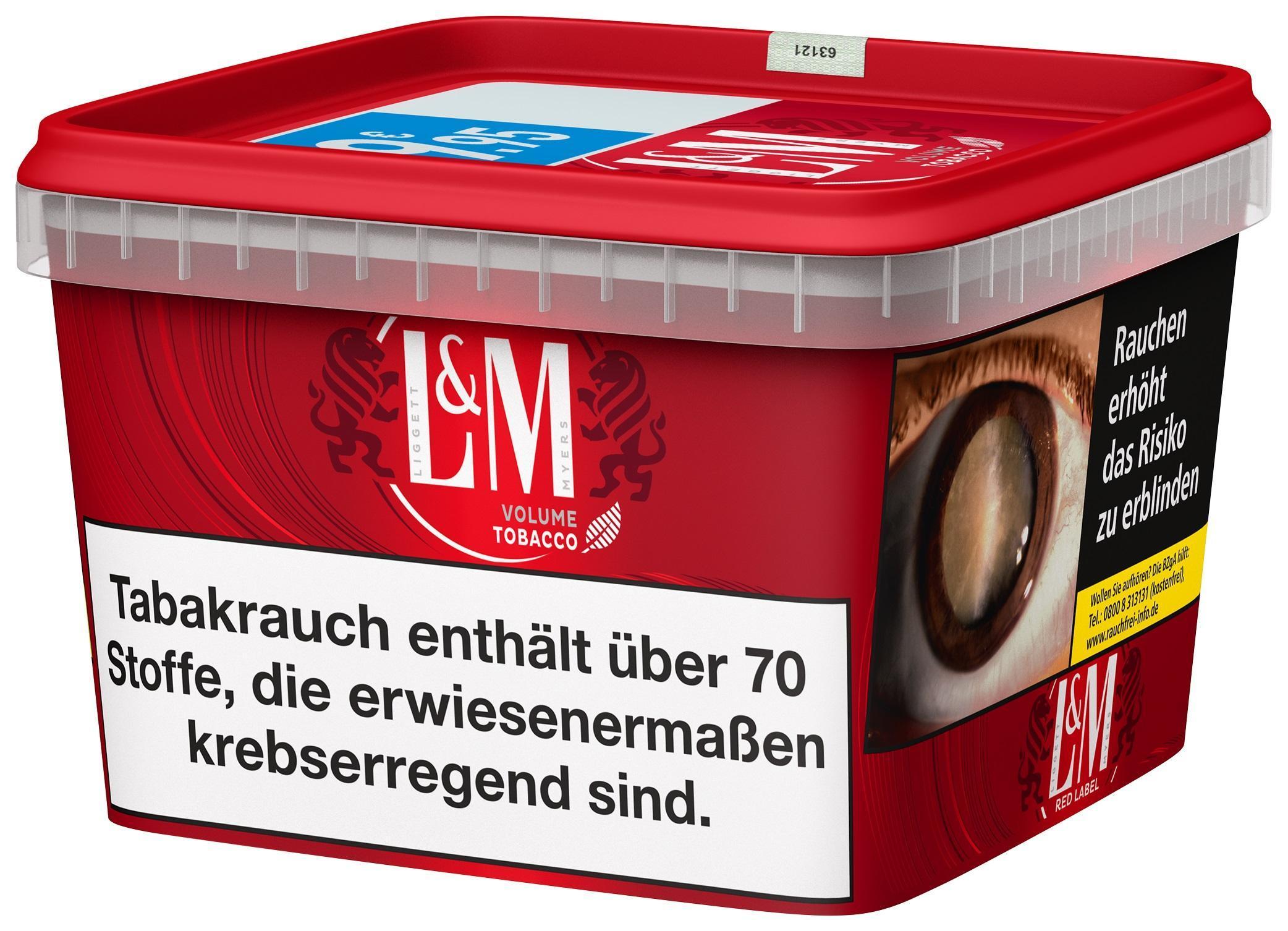 L&M Volumen Tobacco Red Mega Box - 195g á 54,95 EUR