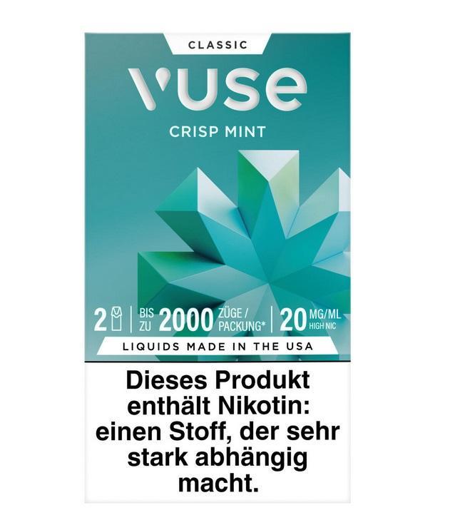 Vuse Pods Crisp Mint 18 mg - frische Minze genießen 