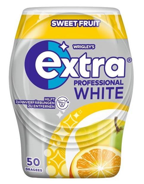 Wrigleys Extra Professional White Sweet Fruit Dose - 12 x 50 Stück