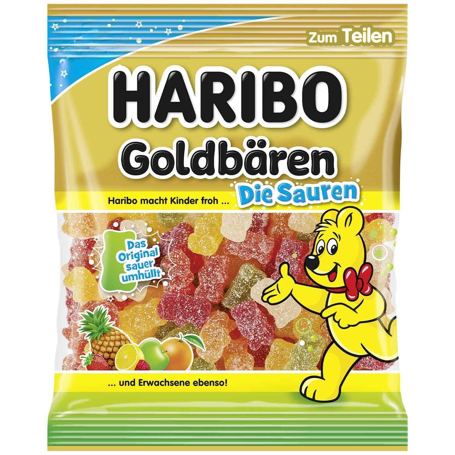 Haribo Saure Goldbären - 175g Beutel