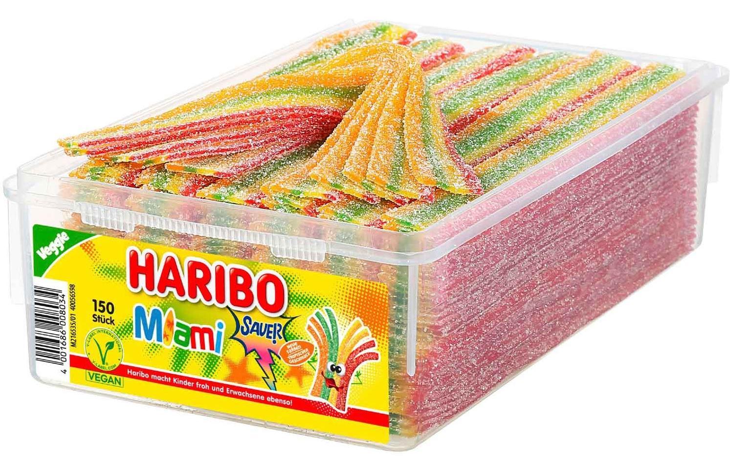 Haribo Pasta Basta Miami - 150 Stück in der Dose