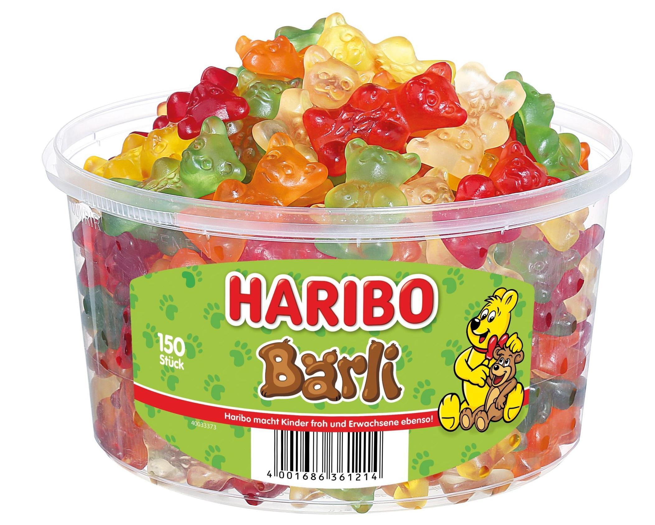 Haribo Bärli - 150 Stück in der Dose