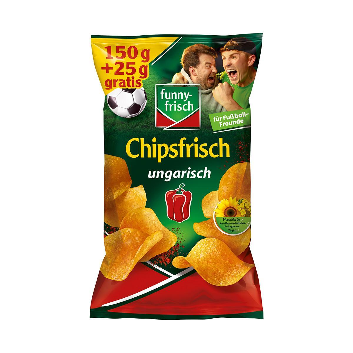 Funny Frisch Chipsfrisch Ungarisch - 150g + 25g Tüte
