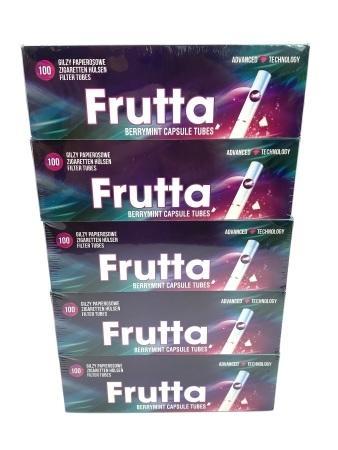 Frutta Zig. Hülsen 100er Berry/Mint - 5 x 100 Stück