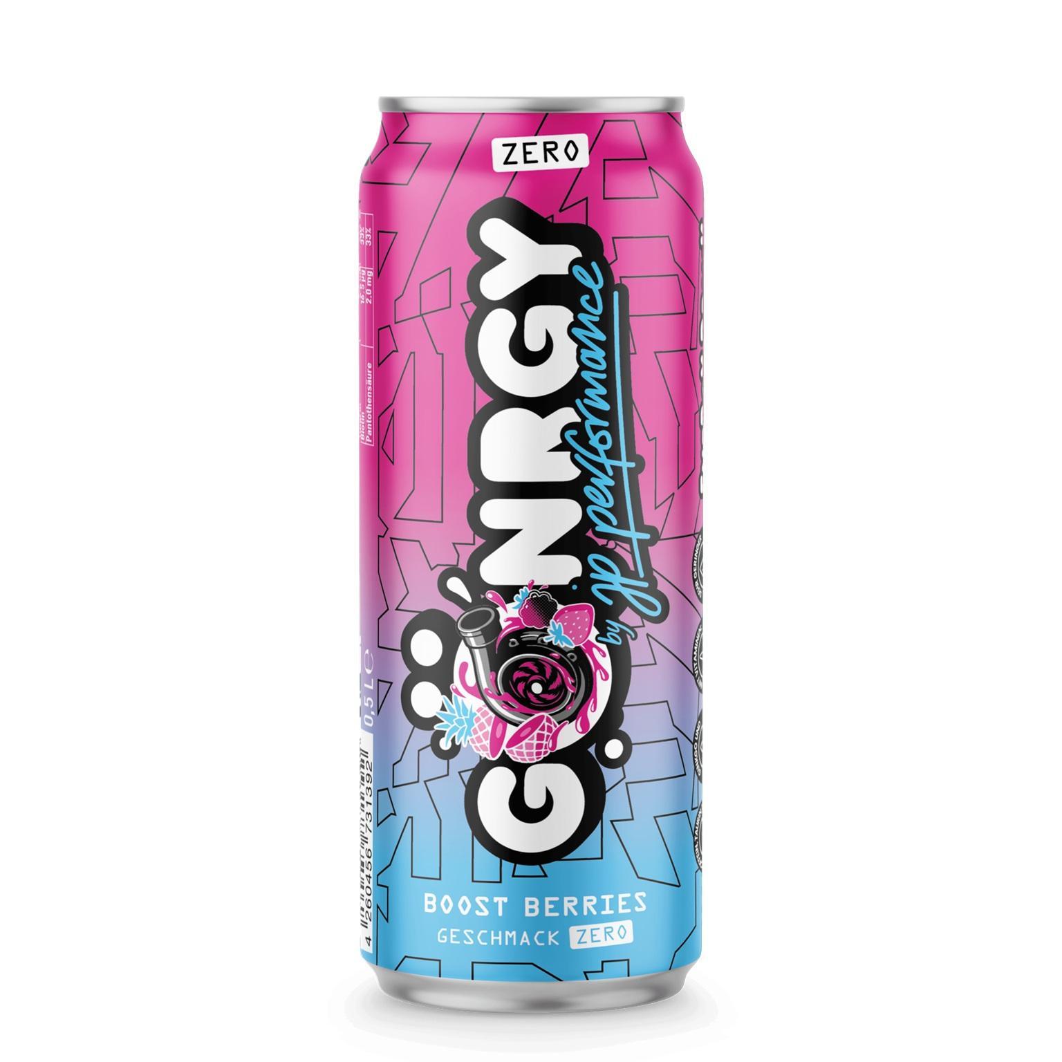 Gönrgy Boost Berries Zero - JP Performance Edition 24×500 ml Dose