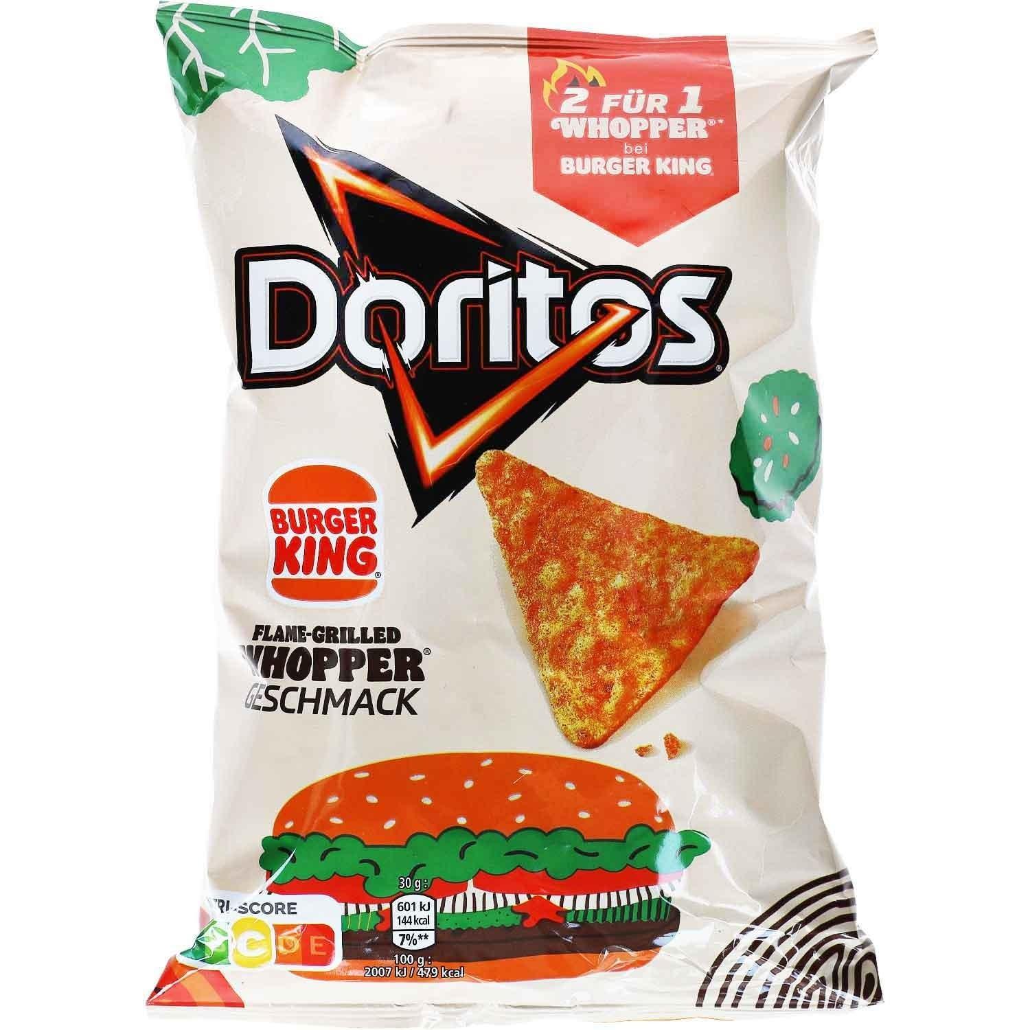 Lay´s Doritos Flame Grilled Whopper - 1 x 110g Tüte