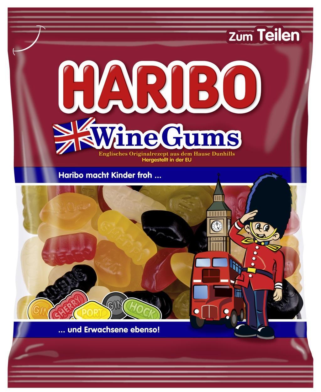 Haribo Wine Gums - 175g Beutel