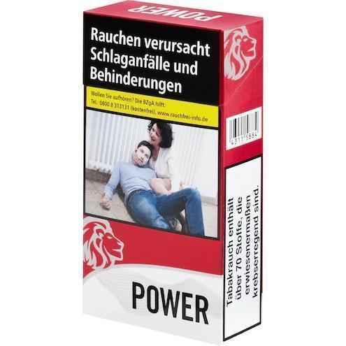 Power Red Long 6,50 EUR - 10 x 20 Zigaretten