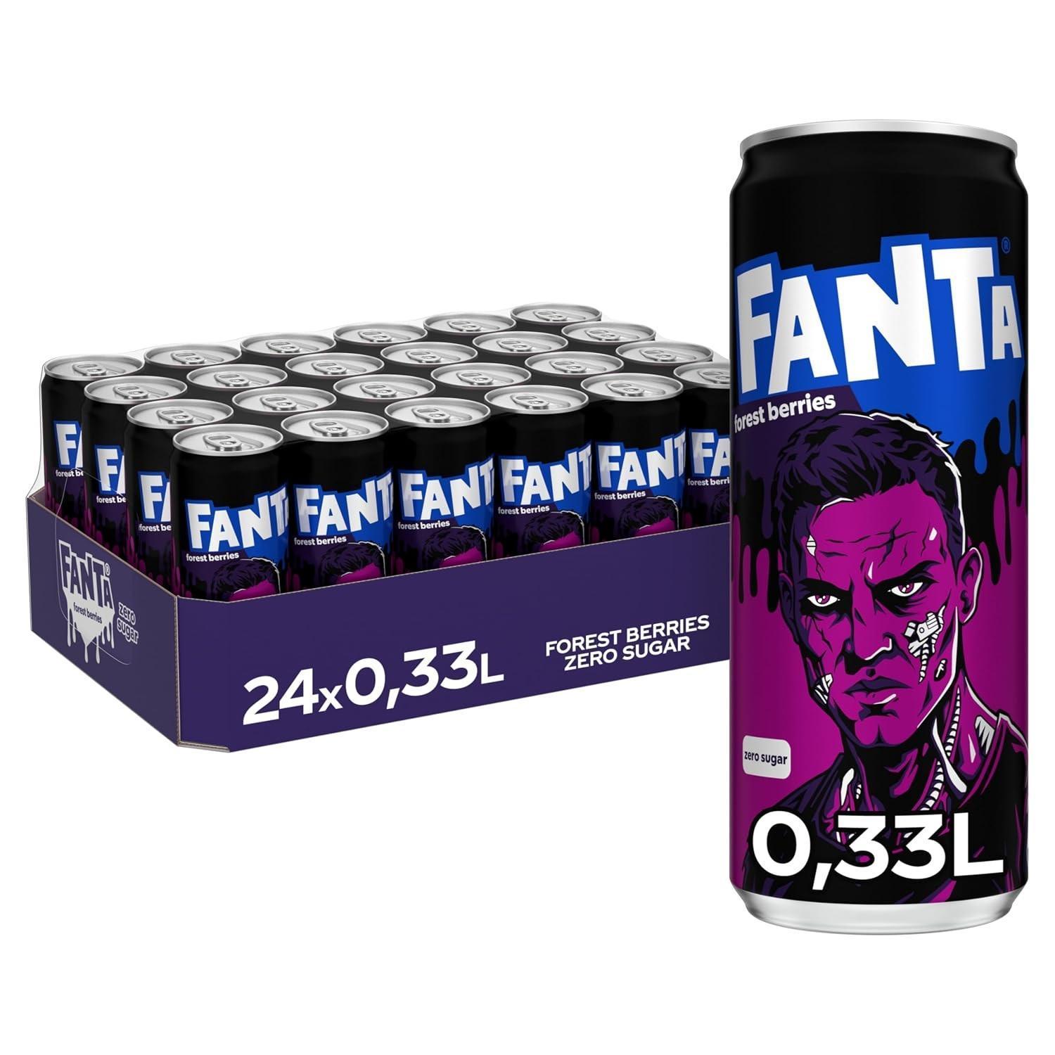 Fanta Forest Berries Zero - 24x0,33l Dose