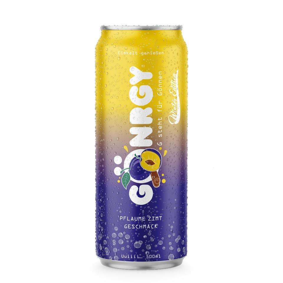 Gönrgy Winter Edition Pflaume Zimt - 24 x 0,5l Dose