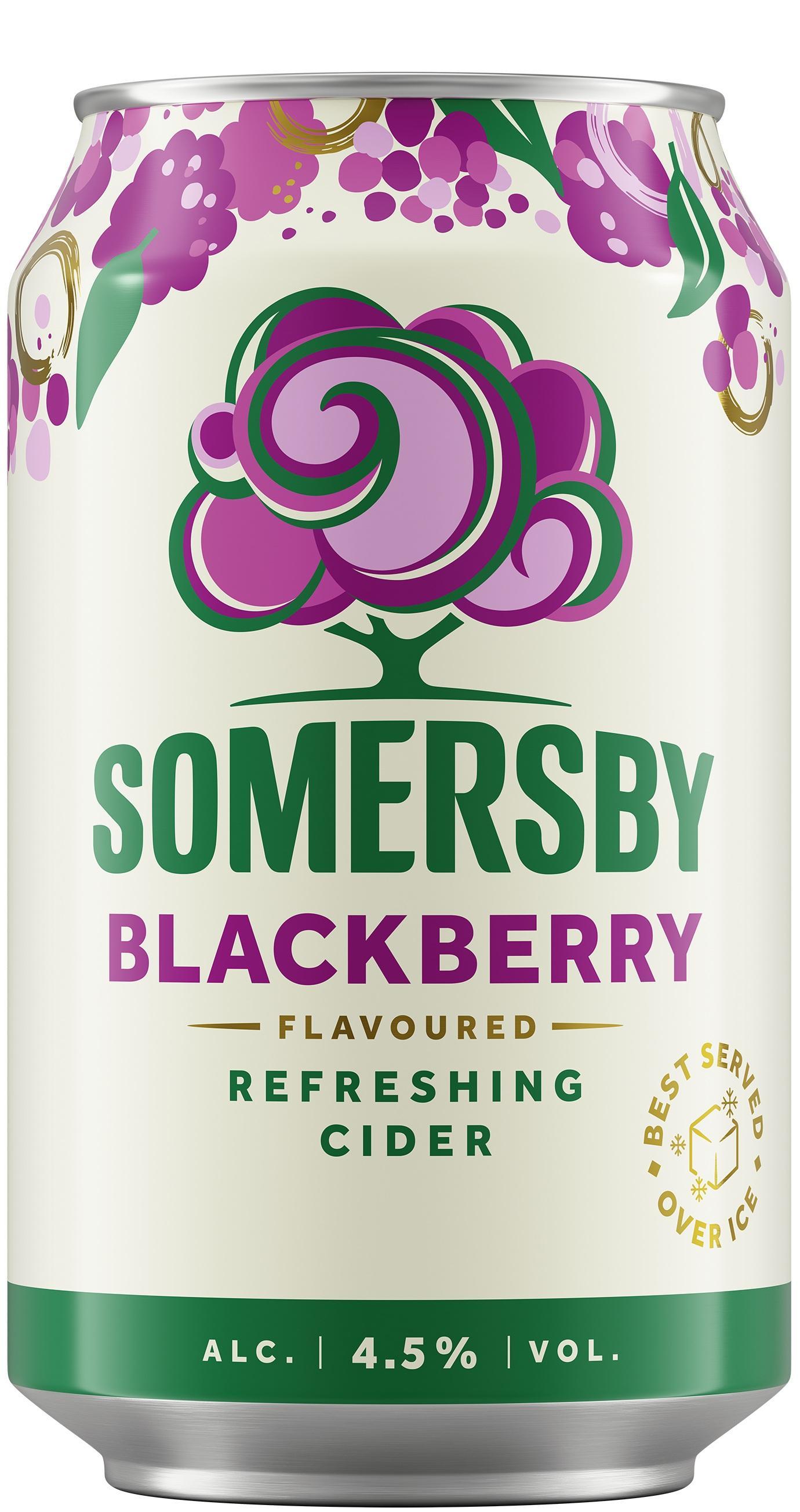 Somersby Blackberry Cider 4,5% - 24×0,33l Dosen