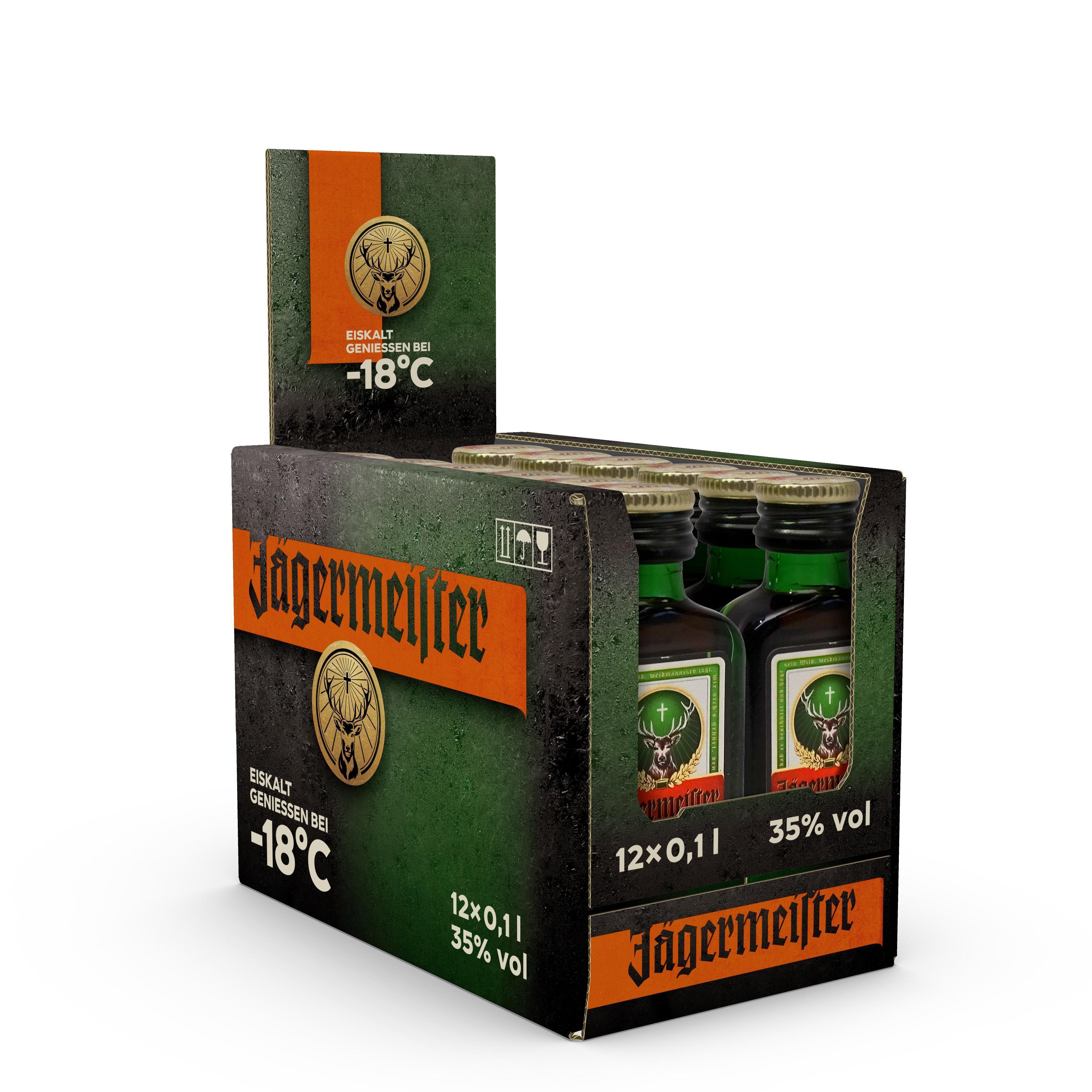 Jägermeister 35% - 12 x 0,1l Flasche