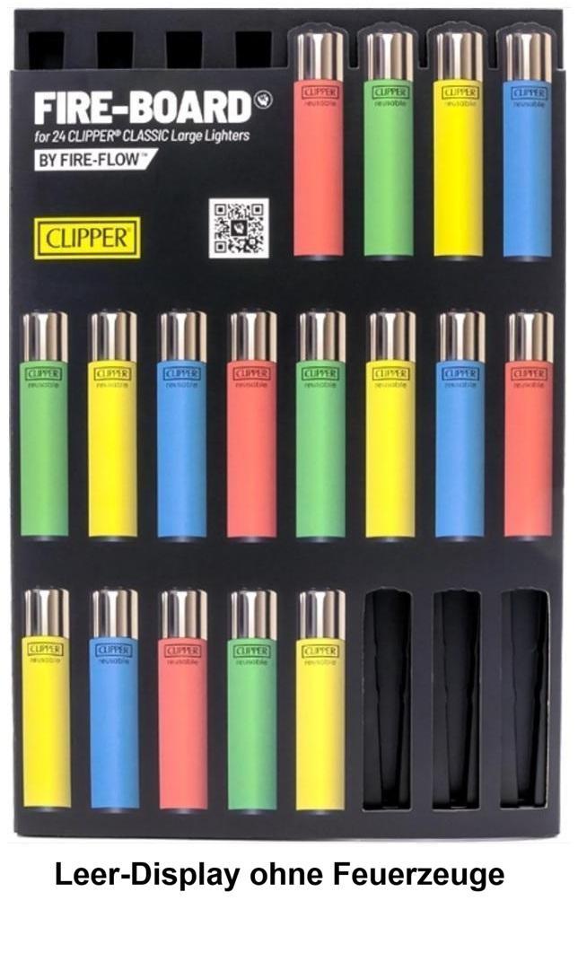 CLIPPER Fire-Board 24er Display - 1 x 1 Verkaufsdisplay für Feuerzeuge