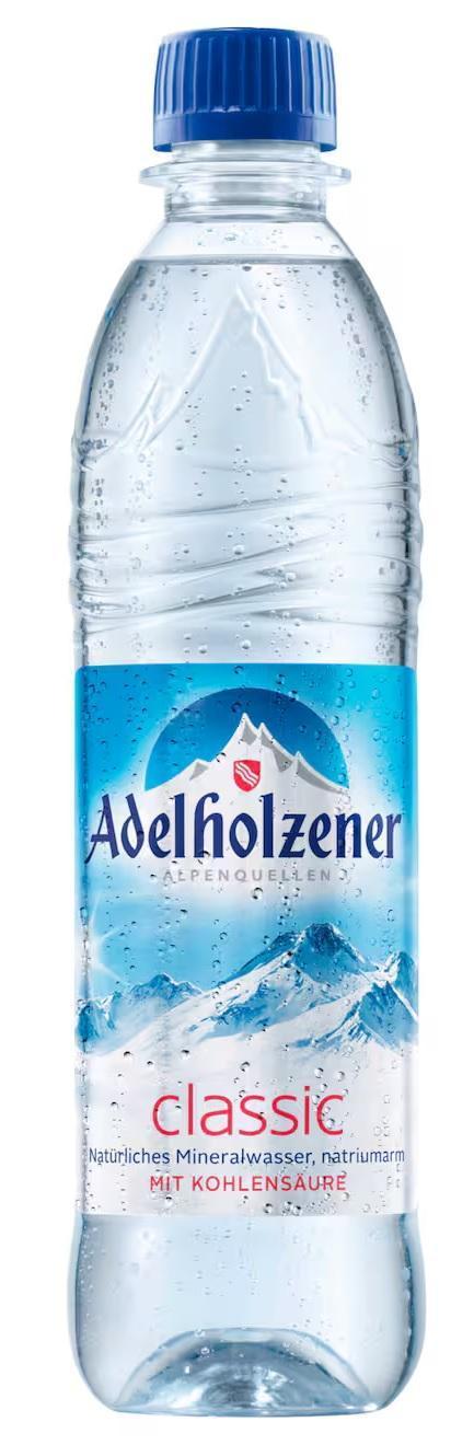 Adelholzener Classic - prickelndes Mineralwasser 18x0,5 l