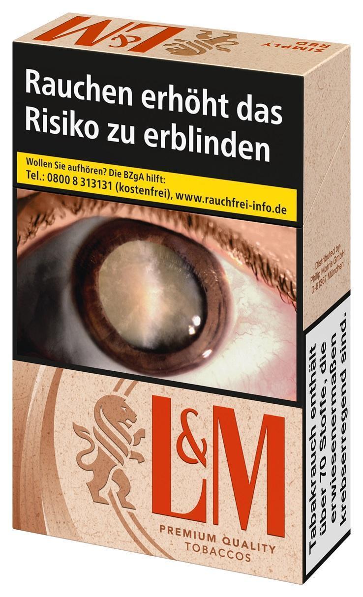 L & M Simply Red o. Zusätze 10x20 Zigaretten á 9,00 EUR
