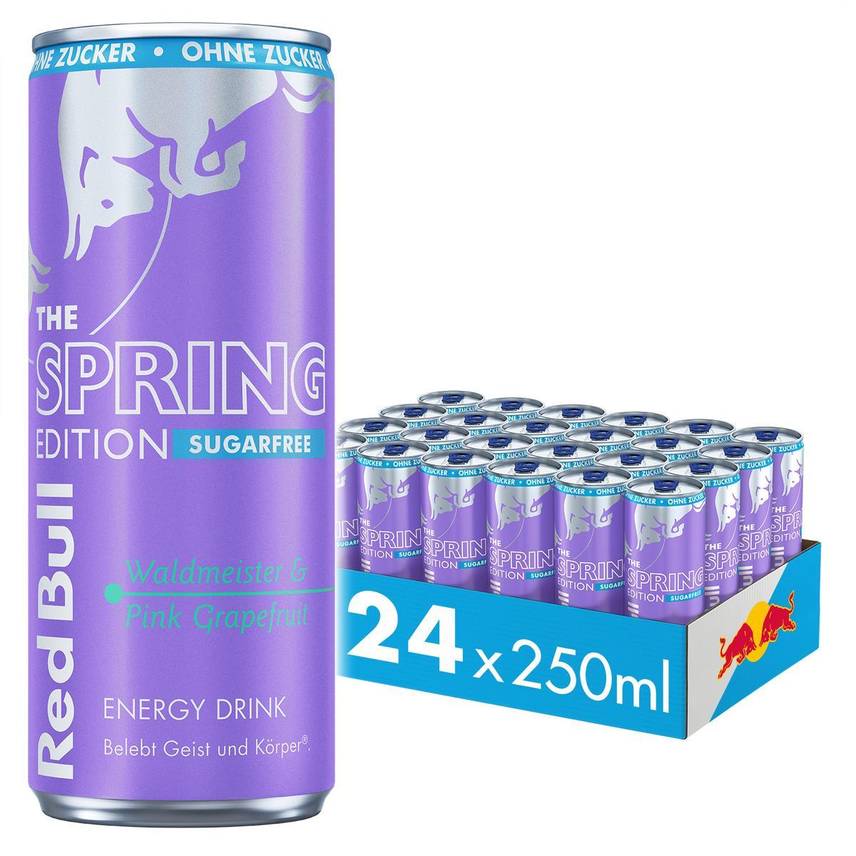 Red Bull Spring Edition 2025 Waldmeister Pink Grapefruit Sugarfree - 24 x 0,25l Dose (Artikel ist zu sofort lieferbar!)