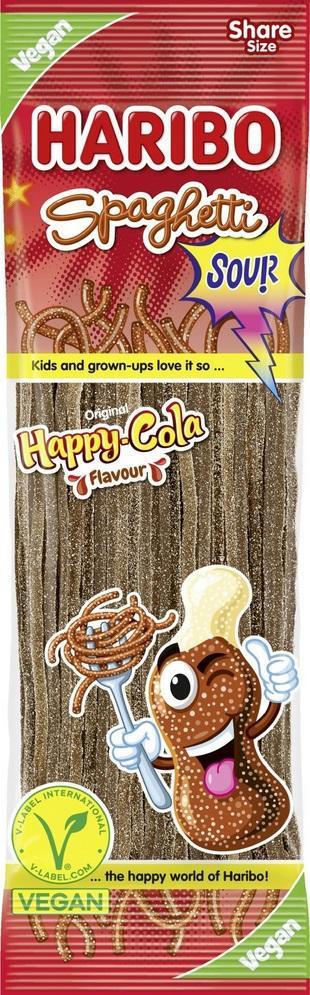 Haribo Spaghetti Cola sauer - 200g Beutel