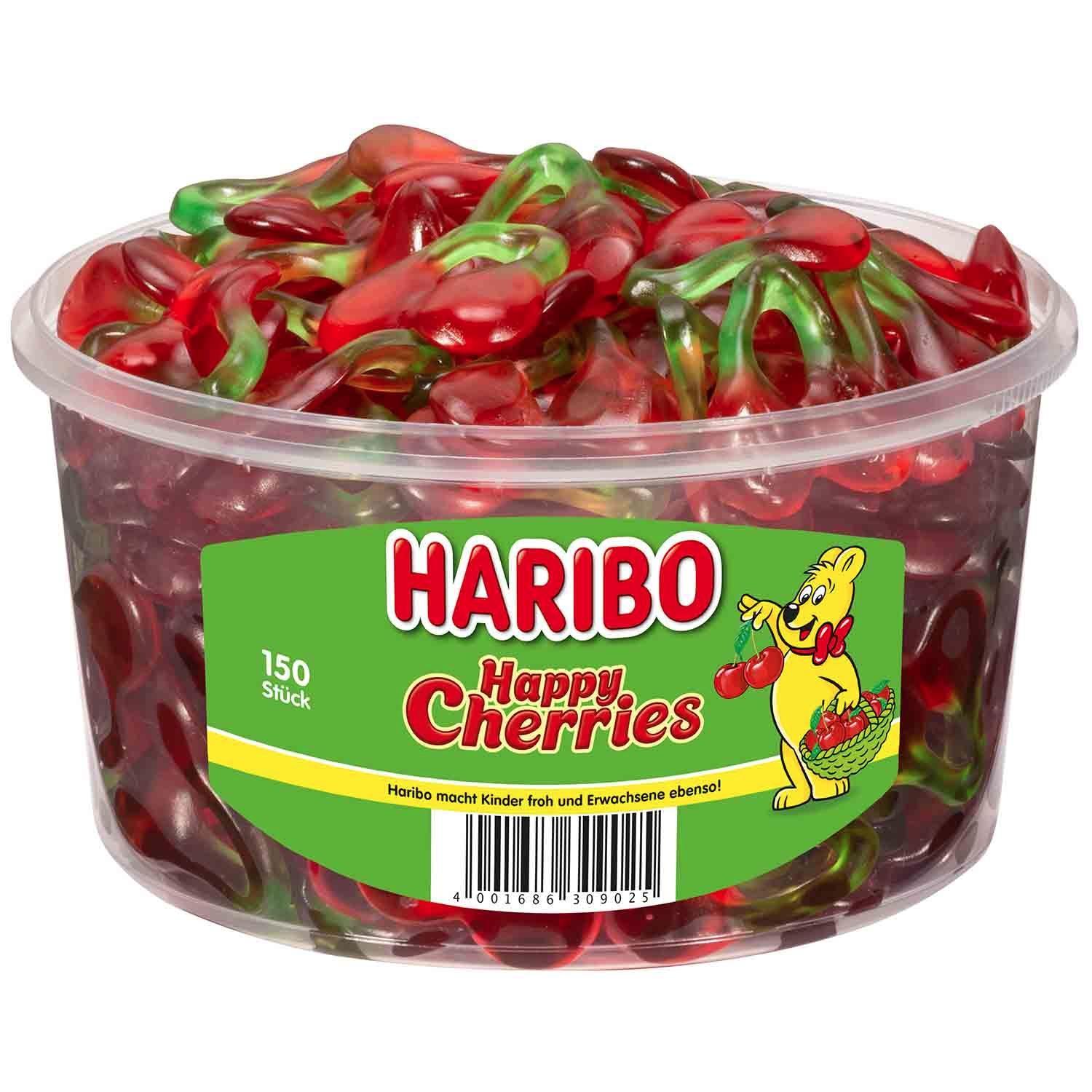 Haribo Happy Cherries - 150 Stück in der Dose