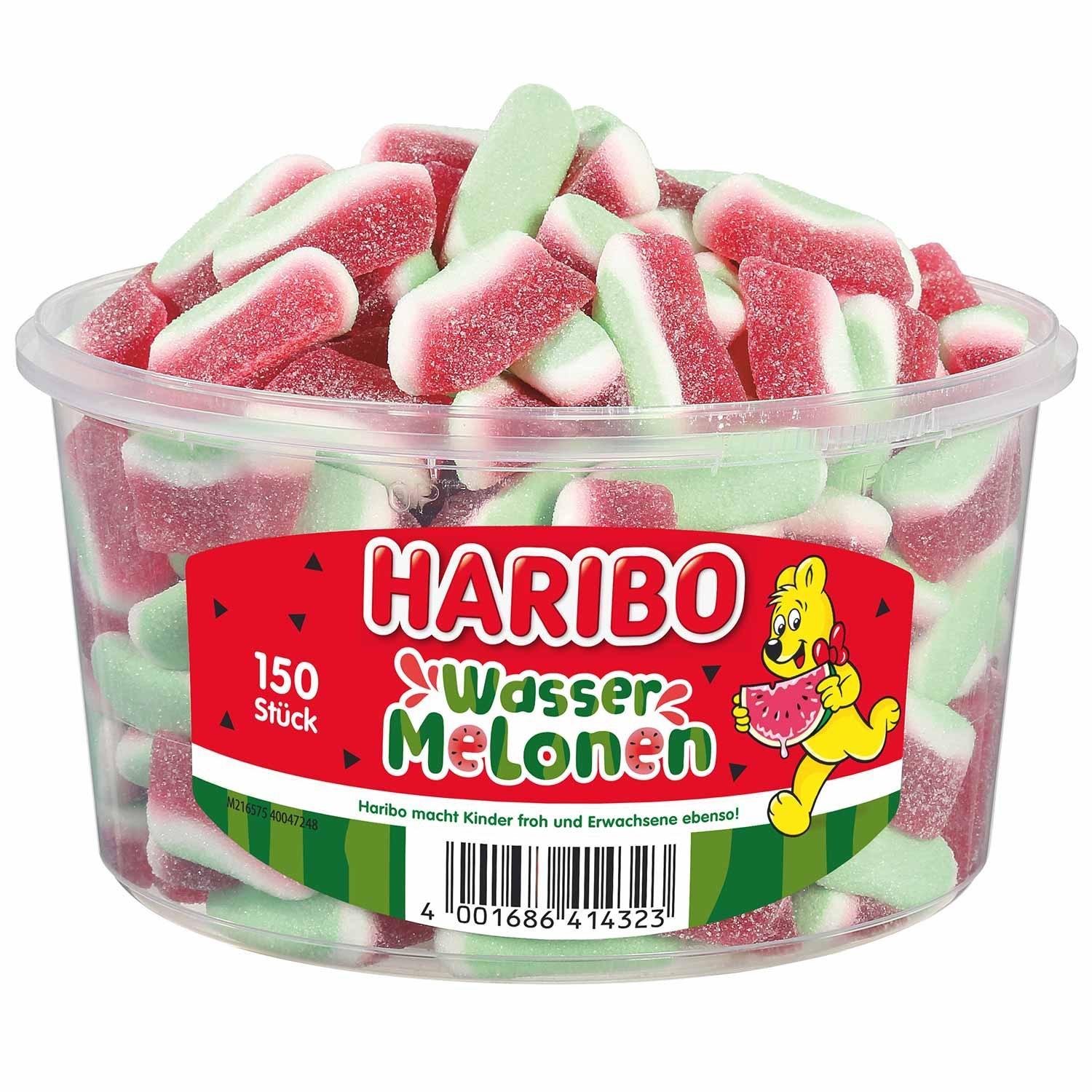 Haribo Wassermelone - 150 Stück in der Dose