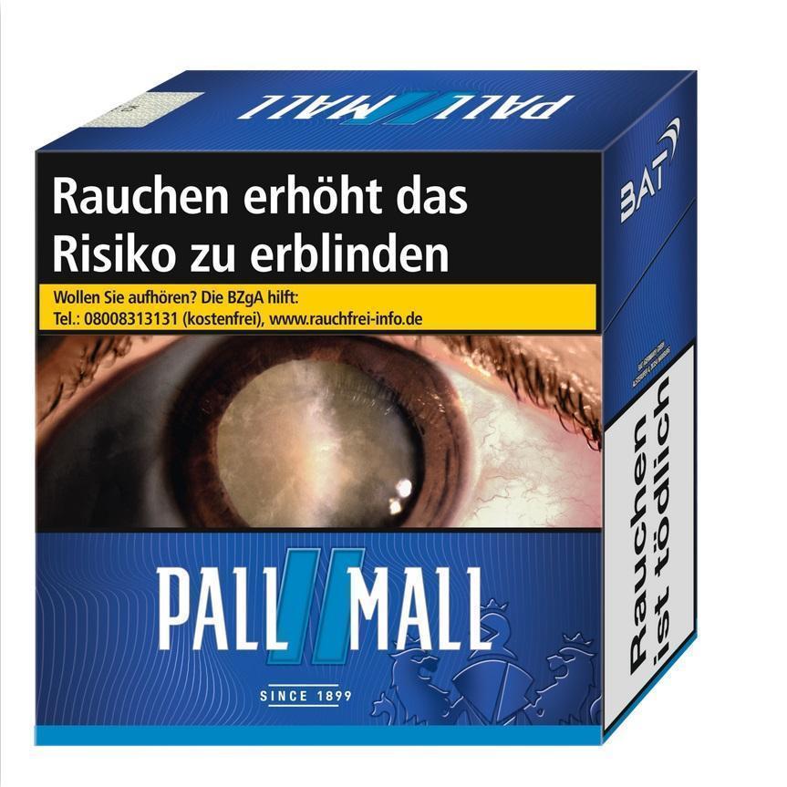 Pall Mall Blue Hercules 22,00 EUR - 3 x 60 Zigaretten