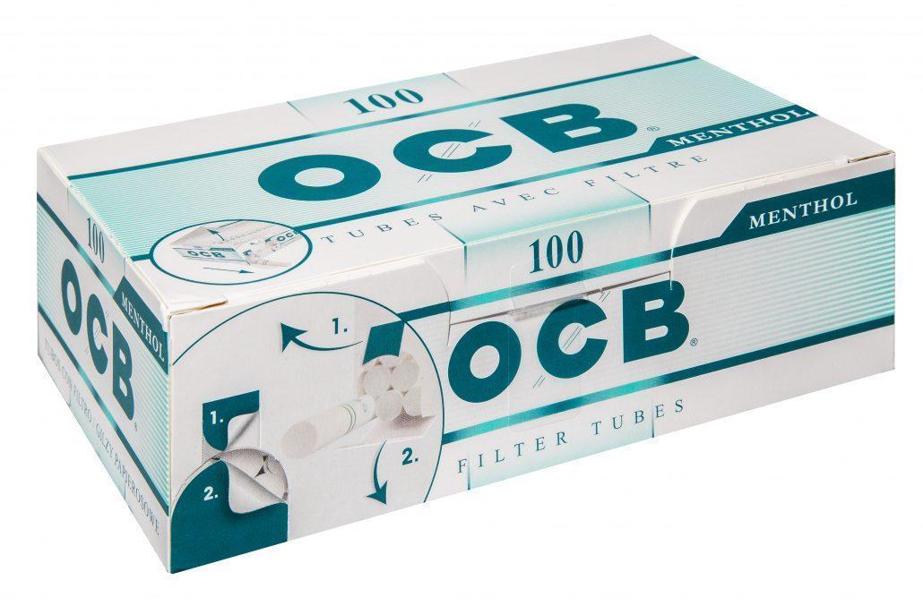 OCB Menthol Hülsen - 5 x 100 Stück
