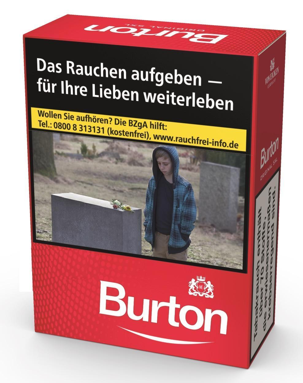 Burton Original Maxi XXL 9,50 EUR - 8 x 29 Zigaretten