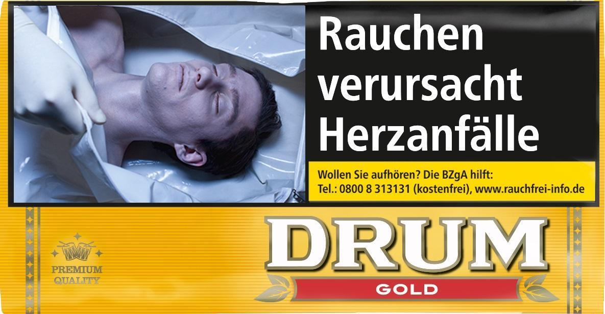 Drum Gold 10,70 EUR - 6×30 g Drehtabak für milden Rauchgenuss