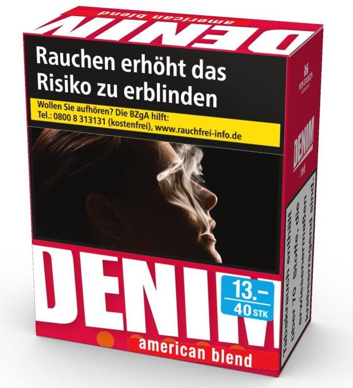 Denim Red XXXL-Box 13,00 EUR - 4 x 40 Zigaretten