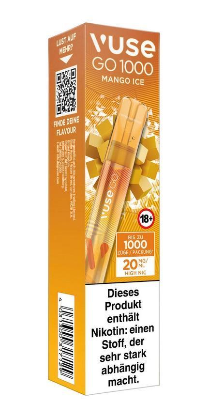Vuse GO 1000 Mango Ice 20 mg/ml - 1 Einweg Vape